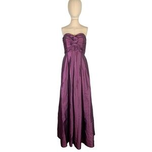 Priscilla of Boston Strapless Formal Evening Maxi Dress Size 8